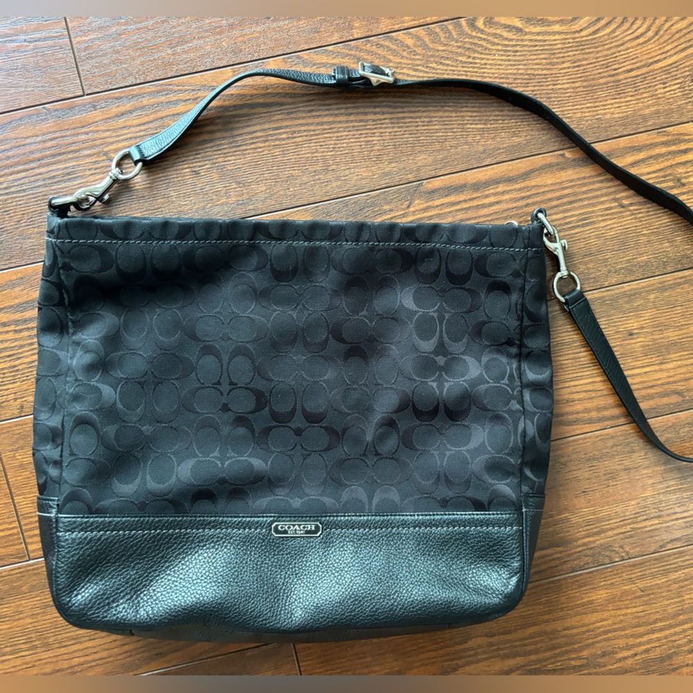 Coach Black Signature Crossbody Bag